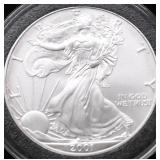 2001 SILVER EAGLE GEM