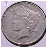 1923 S PEACE DOLLAR VF