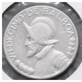 1934 PANAMA 1/10 BALBOA VF