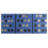 1934 TO SILVER QUARTER SET  21 COINS VG