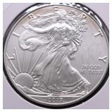 2017 GEM BU SILVER EAGLE