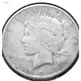 1924 PEACE DOLLAR VG