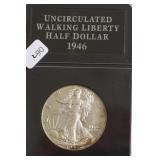 1946 CHOICE BU WALKING HALF DOLLAR