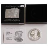 2023 PROOF SILVER EAGLE W BOX PAPERS
