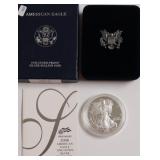 2006 PROOF SILVER EAGLE W BOX PAPERS