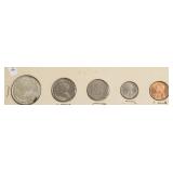1966 CHOICE BU PANAMA MINT SET