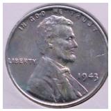 1943 LINCOLN CENT UNC