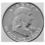 1961 PROOF FRANKLIN HALF DOLLAR