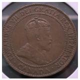 1910 CANADA LARGE CENT AU