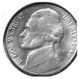 1946 D GEM BU JEFFERSON NICKEL