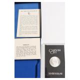 1884 CC CHOICE BU GSA MORGAN DOLLAR W BOX PAPERS