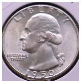 1950 D GEM BU WASHINGTON QUARTER