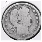 1897 BARBER QUARTER G