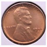 1944 S GEM RED LINCOLN CENT