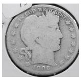 1906 D BARBER HALF DOLLAR AG