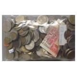 3.0 LBS OF FOREIGN COINS