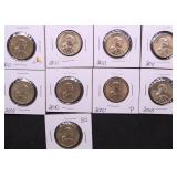 9 BU SACAGAWEA DOLLARS