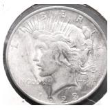 1923 PEACE DOLLAR VF