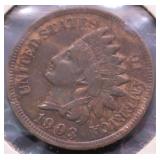 1903 INDIAN HEAD CENT   AU