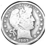1902 BARBER HALF DOLLAR G