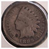 1889 INDIAN HEAD CENT VG