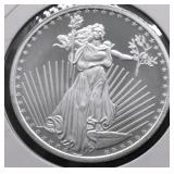1 OZ.999 SILVER ROUND
