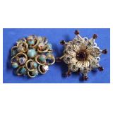 2 FASHION STONE PENDANTS