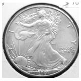 2001 SILVER EAGLE GEM