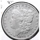 1878 8 TAIL FEATHERS MORGAN DOLLAR XF