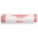 GEM RED 2025 D ROLL OF LINCOLN CENTS