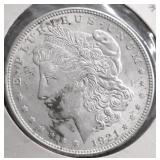 1921 MORGAN DOLLAR UNC