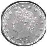SUPURB GEM 1883 NO CENTS  V NICKEL
