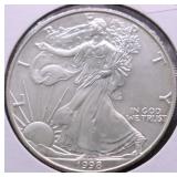 1998 SILVER EAGLE GEM