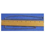 STERLING SILVER CHAIN NECKLACE
