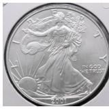2001 SILVER EAGLE GEM