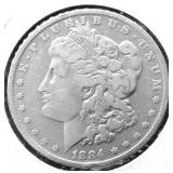 1884 O MORGAN DOLLAR CULL