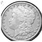 1901 O MORGAN DOLLAR XF