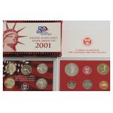 2001 SILVER PROOF SET