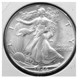 1946 GEM BU WALKING HALF DOLLAR