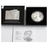 2023 PROOF SILVER EAGLE W BOX PAPERS