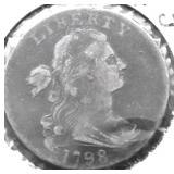 1798  S-187 LARGE CENT F