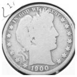 1900 BARBER HALF DOLLAR G