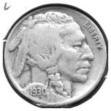 1930 S BUFFALO NICKEL VF