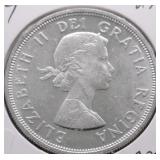 1964 CANADA SILVER DOLLAR GEM