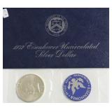 1972 S SILVER GSA IKE DOLLAR