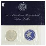 1971 S SILVER GSA IKE DOLLAR
