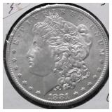 1881 S  CHOICE BU MORGAN DOLLAR