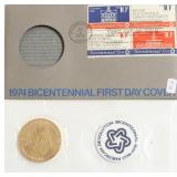 BICENTENNIAL MEDAL FIRST DAY COVER