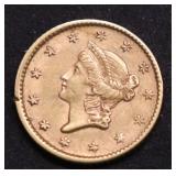1853 GOLD DOLLAR AU