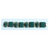 MEXICAN SILVER TURQUOISE BRACELET